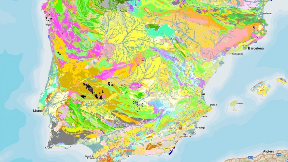 As Es El Nuevo Mapa Geol Gico De Espa A Y Portugal