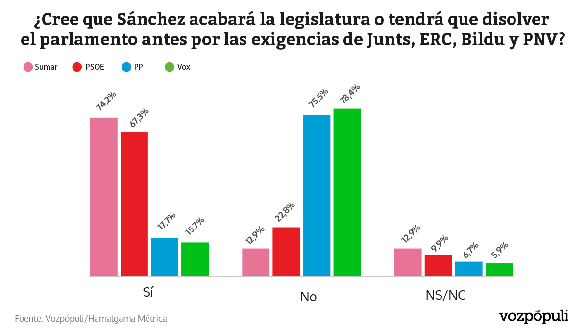 M S De La Mitad De Los Votantes Y Uno De Cada Cuatro Del Psoe Cree Que