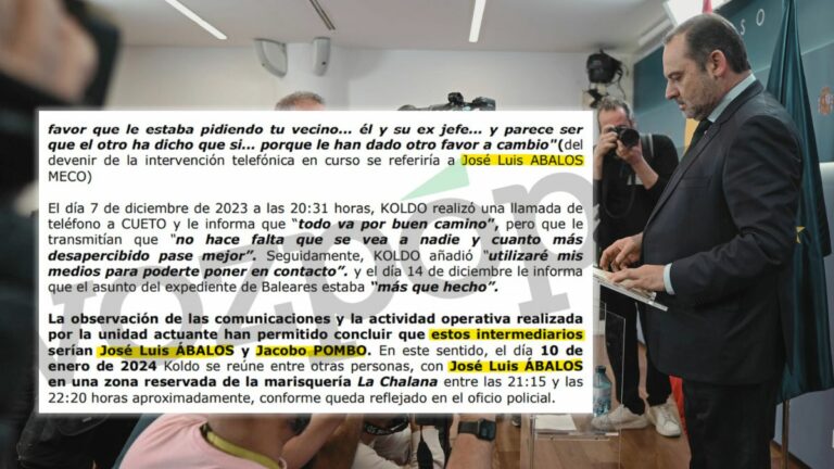 El Juez Se Ala A Balos Como Intermediario Del Caso Koldo Y Le