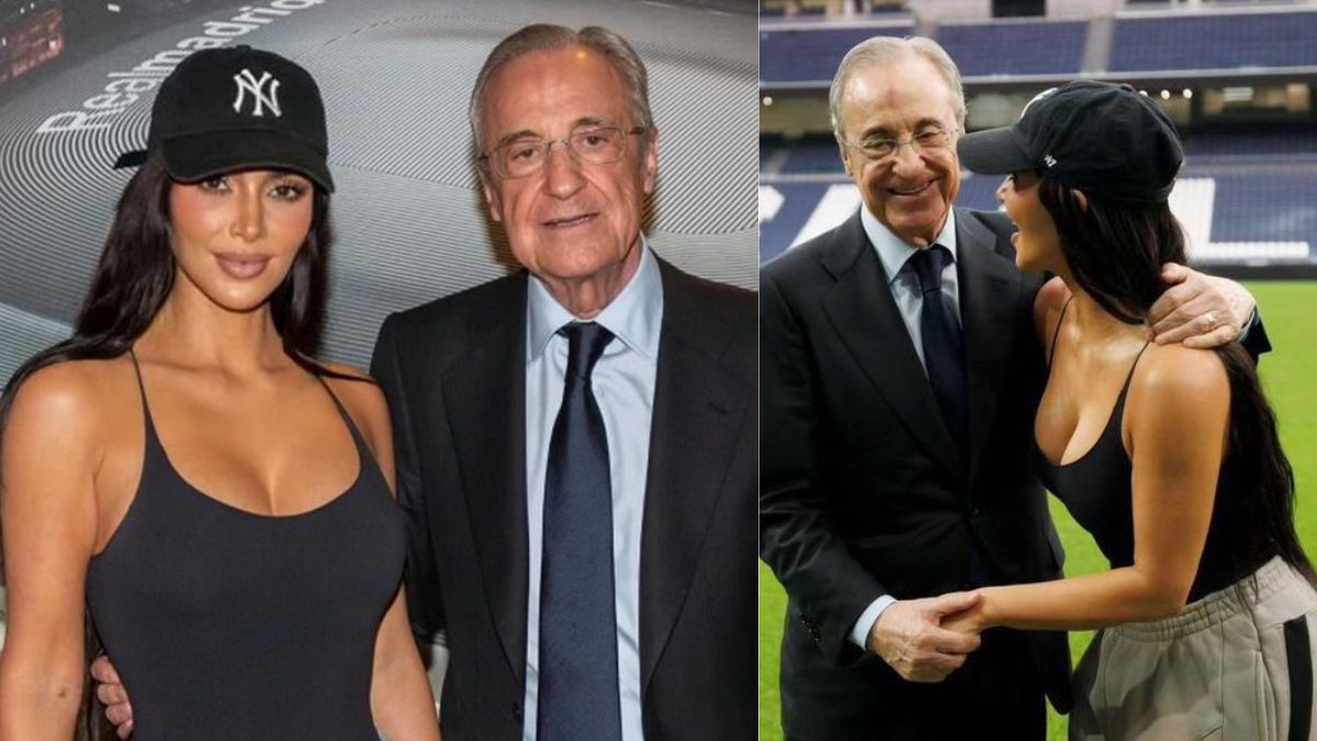 Florentino P Rez Encantado Y Muy Cari Oso Con Kim Kardashian Que