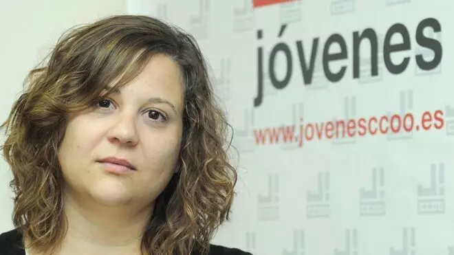 Tania Pérez, responsable de Juventud de Comisiones Obreras.