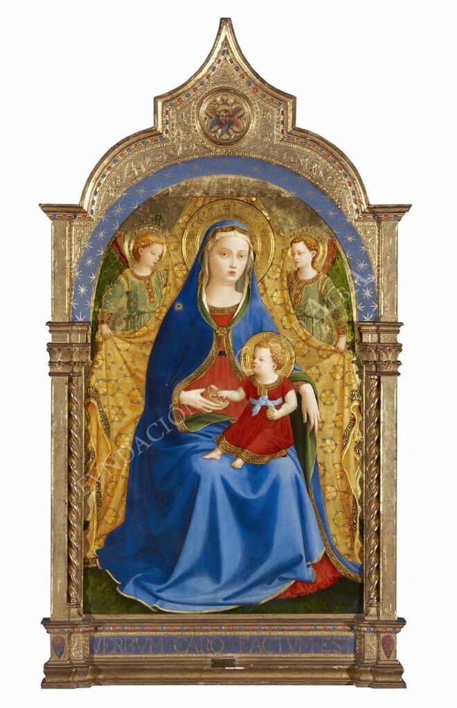 Un detalle de La Virgen de la Granada, adquirida por el Museo del Prado en 2016.
