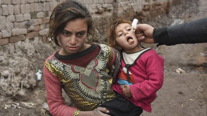 Afganistán y el vecino Pakistán son los únicos países del mundo donde la polio todavía es endémica.