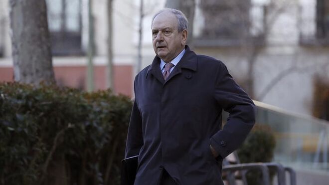 El exsubgobernador del Banco de España, Javier Aríztegui, en la Audiencia.