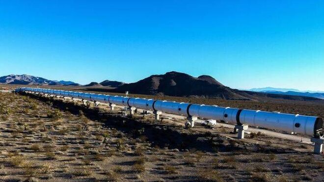 Primera pista de pruebas del Hyperloop en California