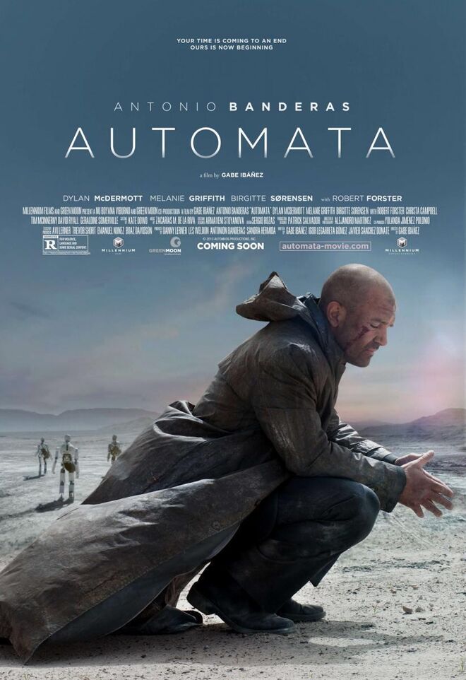 Poster de la película 'Autómata', de Antonio Banderas.