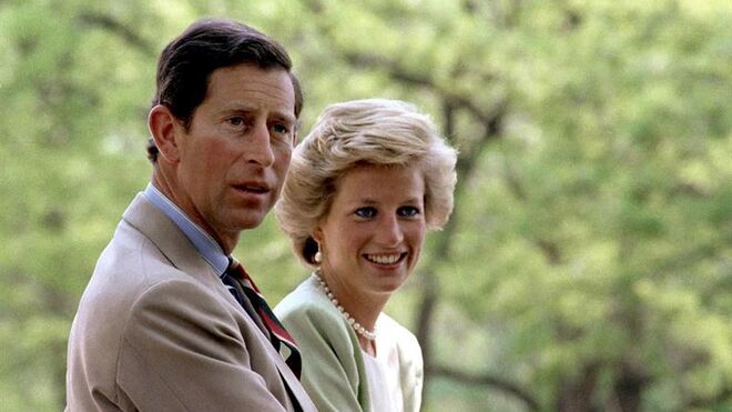 Diana de Gales con su exmarido, el príncipe Carlos
