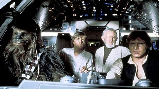 Fotograma de una de las películas de la celebérrima 'Star Wars'.
