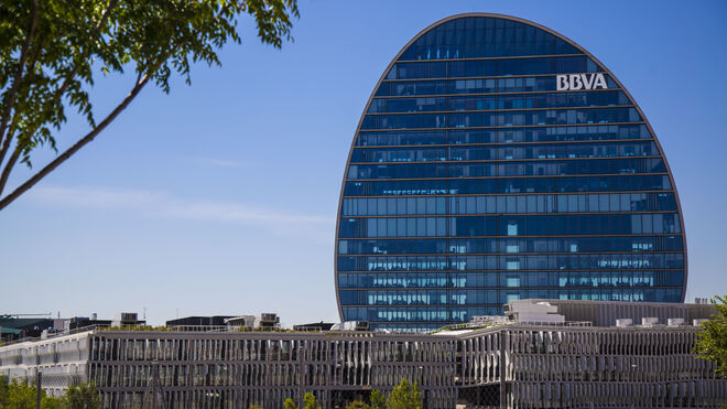 Sede del BBVA, en la zona norte de Madrid