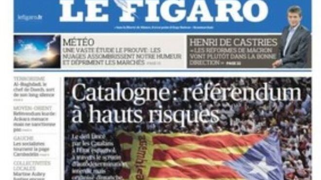 Portada de Le Figaro a 30 de septiembre de 2017