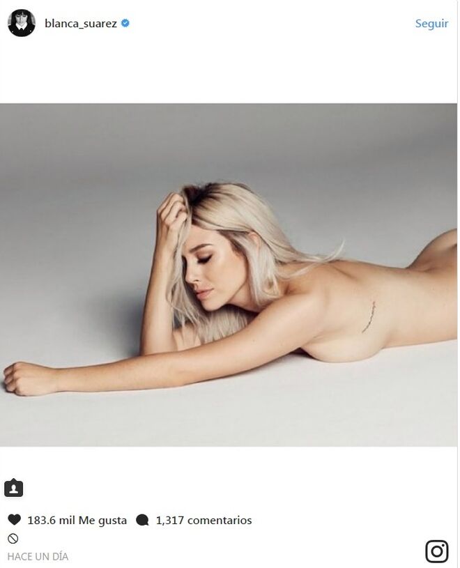 Blanca Suárez enciende las redes con su sensual desnudo