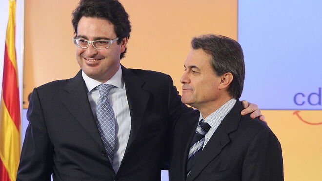 David Madí i Cendrós junto al expresidente de la Generalitat, Artur Mas, en una foto de archivo.