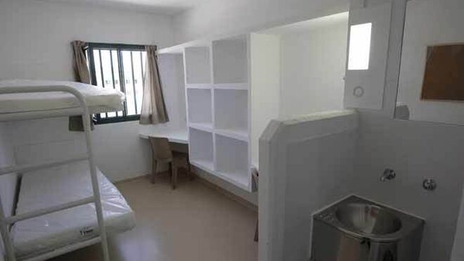 Imagen del interior de las celdas de la cárcel de Estremera