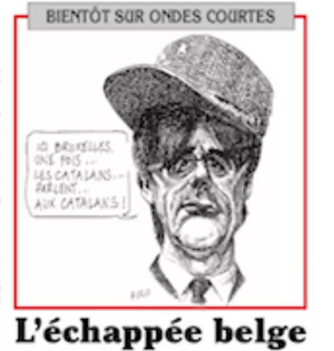 Puigdemont en la portada de Le Canard echainé