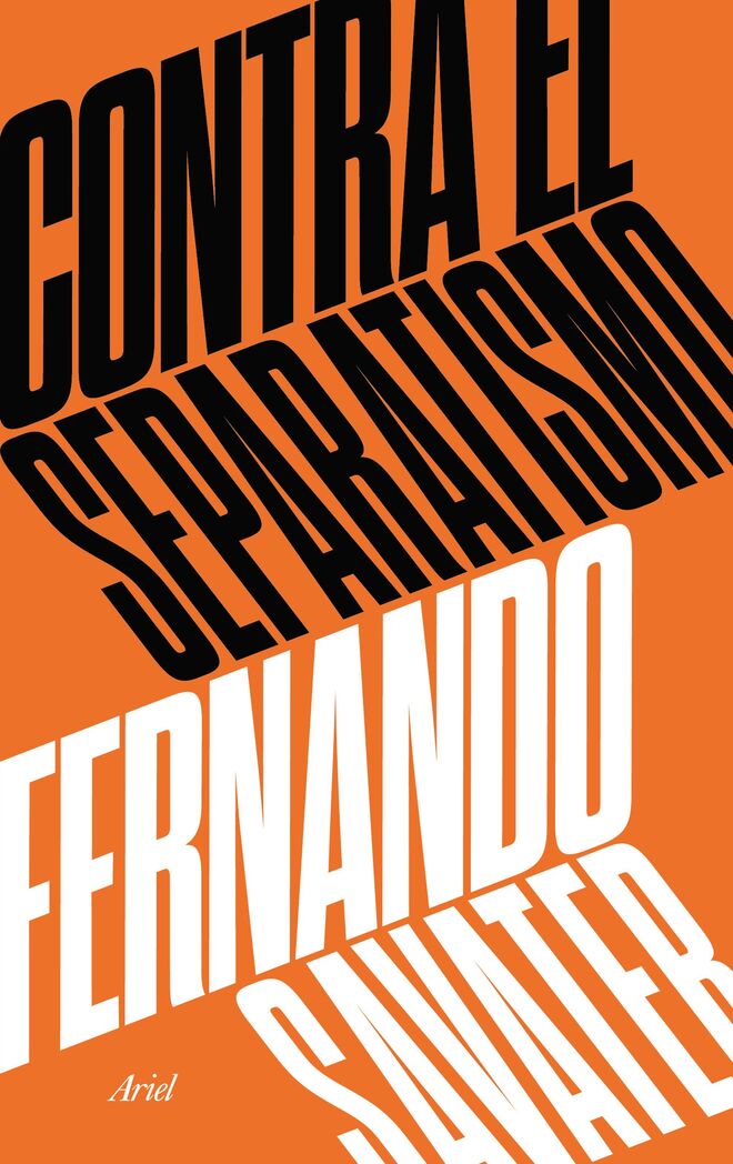Un detalle de la portada del libro Contra el separatismo, de Fernando Savater.