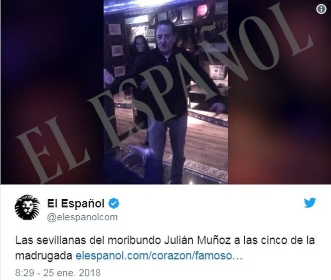Las imágenes de Julián Muñoz bailando sevillanas le han hecho volver a prisión.