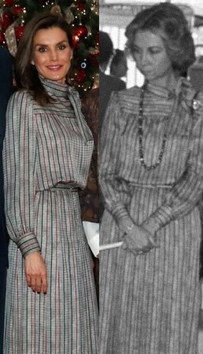 El vestido es el mismo.