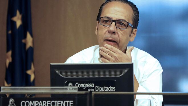 Álvaro Pérez, el Bigotes, en el Congreso de los Diputados.