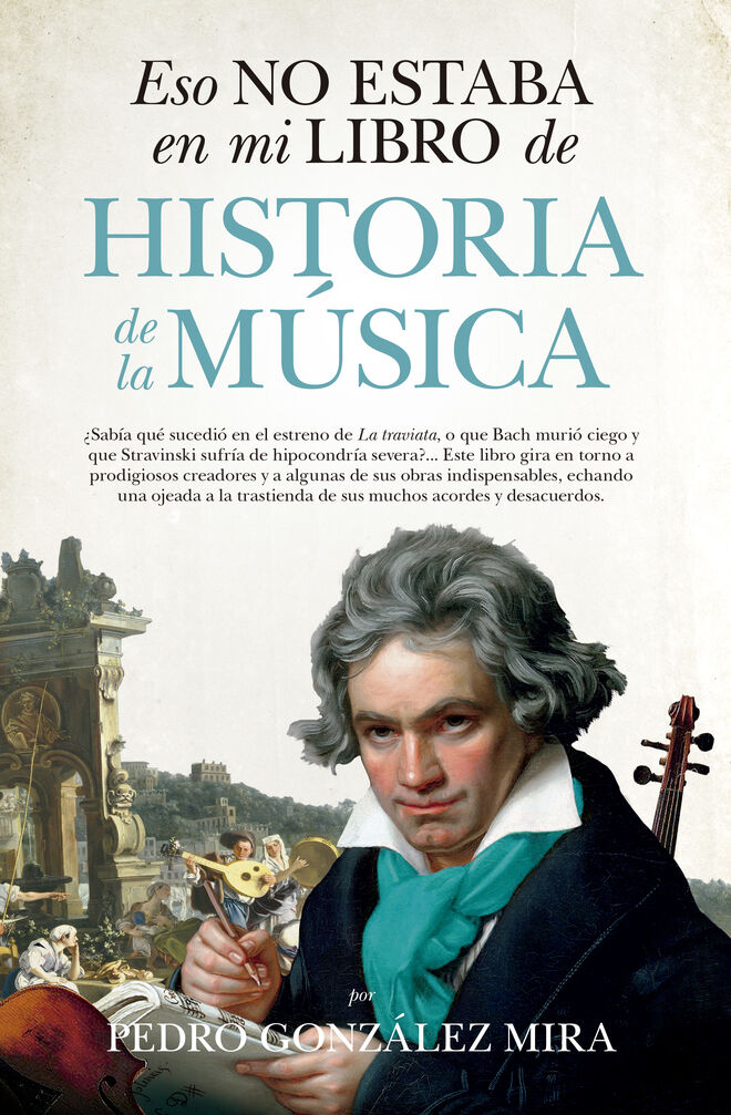 Un detalle de la cubierta de 'Eso no estaba en mi libro de Historia de la música' (Almuzara)