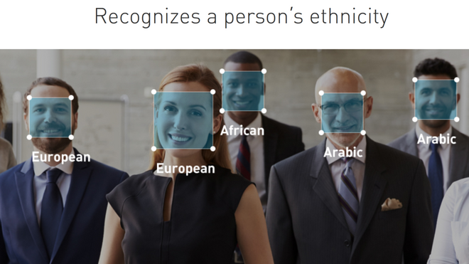 La compañía Ntech ofrece un servicio para reconocer la etnia de cada individuo