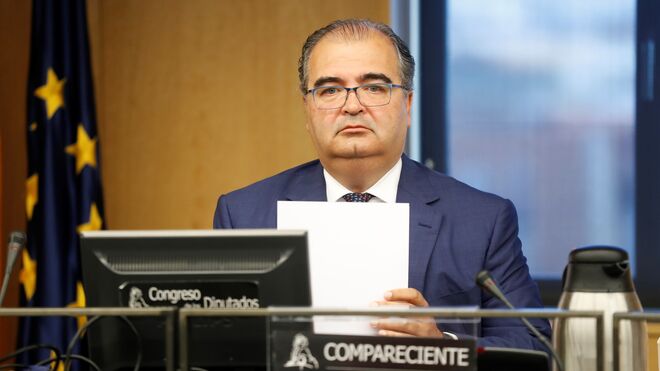 Ángel Ron, expresidente del Popular, en el Congreso.