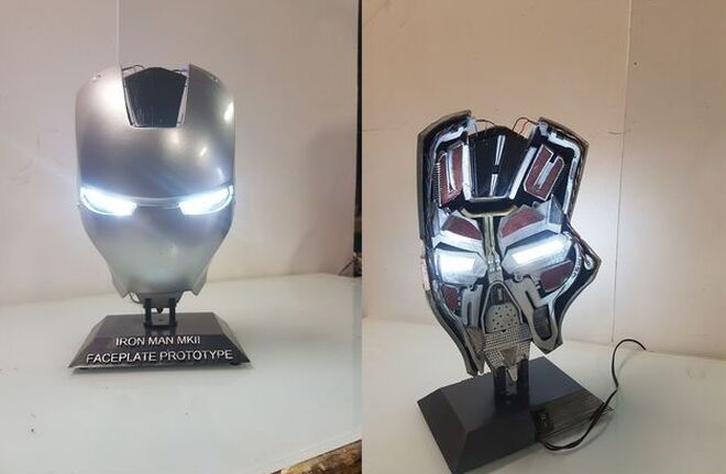 Lámpara de Iron Man para imprimir en 3d
