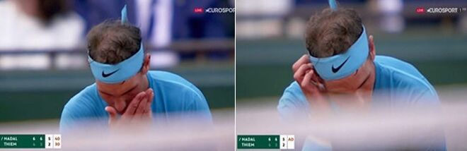 Rafa Nadal en el Roland Garros el pasado mes de junio.