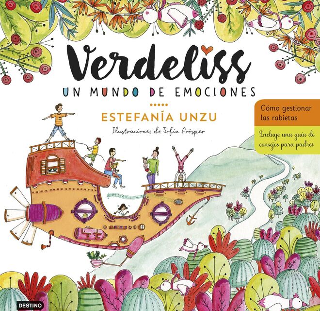 Un detalle de la portada del libro de Verdeliss.