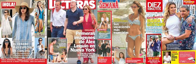 Las revistas de la semana del 25 de julio de 2018.