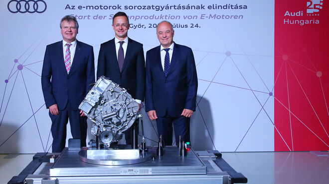 Audi tiene en Hungría una planta específica para motores eléctricos.