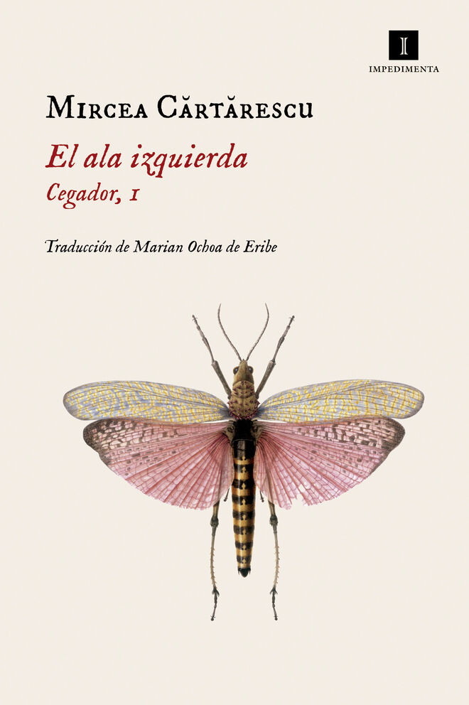 Detalle de la portada de 'El ala izquierda' (Impedimenta), de Mircea Cartarescu.