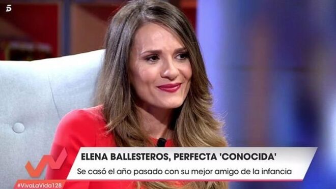 Elena Ballesteros en el programa de 'Viva la vida'.