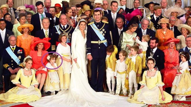 Carla fue uno de los pajes reales en la boda de los príncipes de Asturias.
