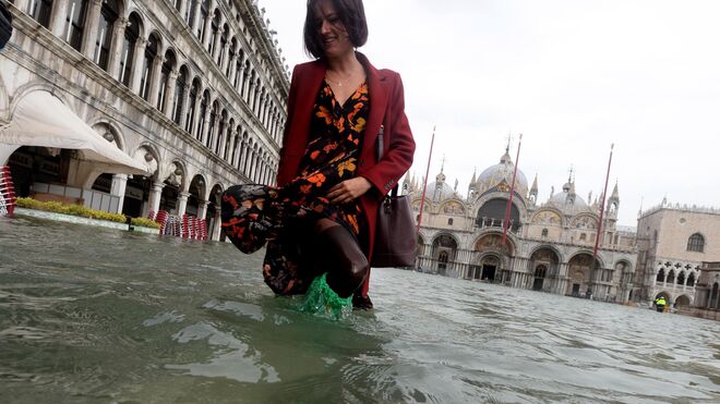Las inundaciones  en Venecia