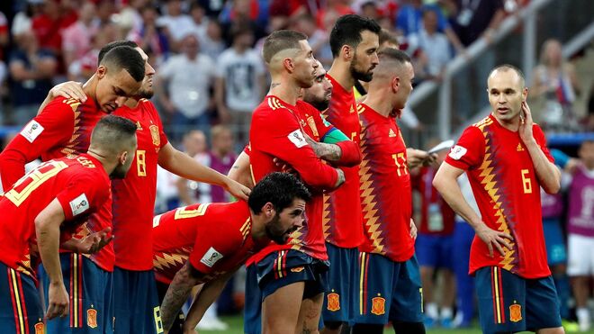 La selección española fue eliminada del Mundial tras caer en los penaltis contra Rusia.