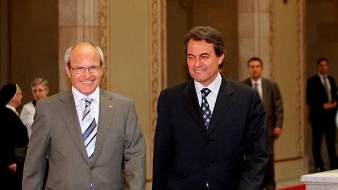 José Montilla (PSC) y Artur Mas (CiU), ex presidentes de la Generalitat