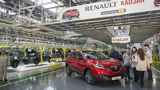 Renault fabrica el Kadjar en la planta de Villamuriel de Cerrato, Palencia.