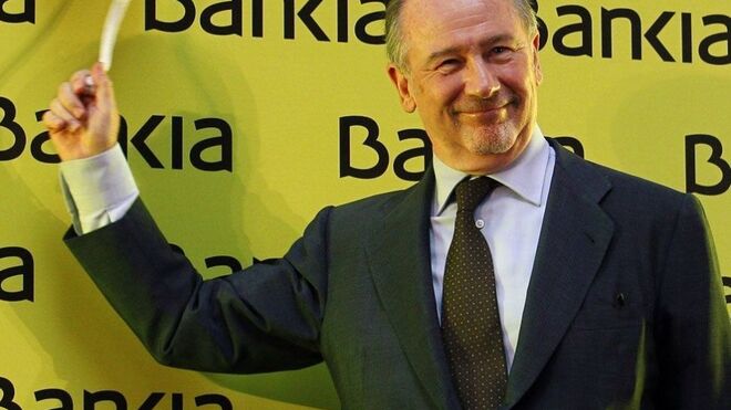 Rodrigo Rato, en la salida a Bolsa de Bankia.