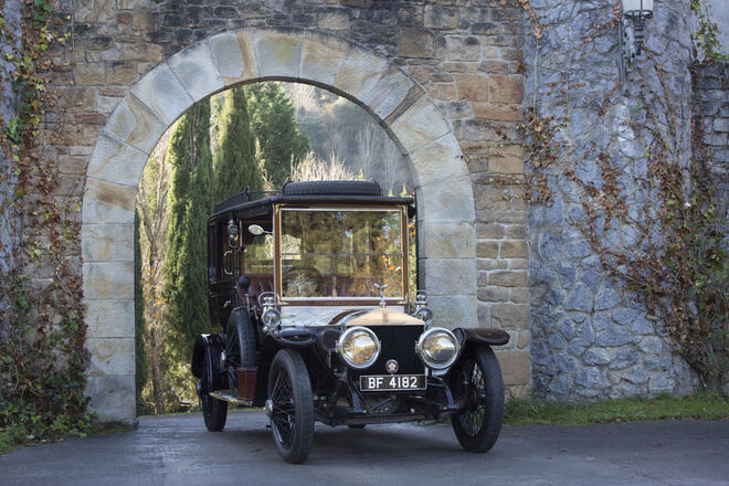Uno de los Rolls Royce de la colección.