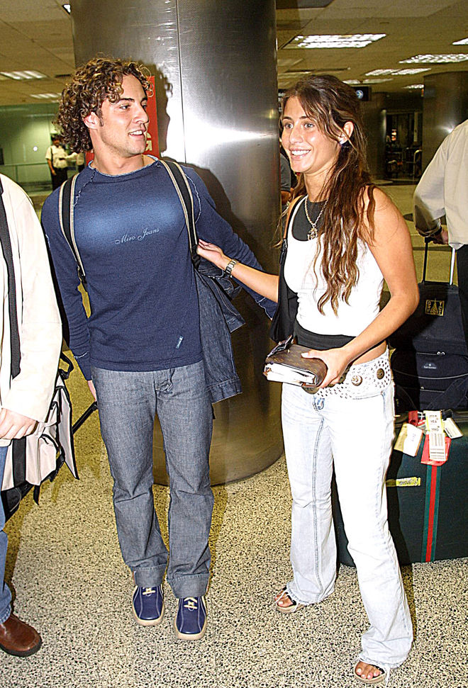 David Bisbal y Elena Tablada en 2002