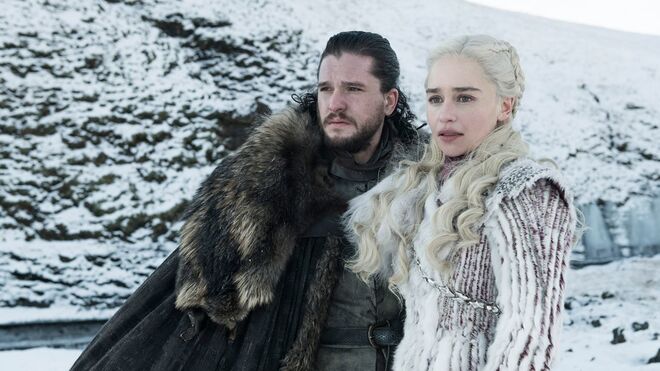 Jon Nieve y Daenerys en la octava temporada de Juego de Tronos