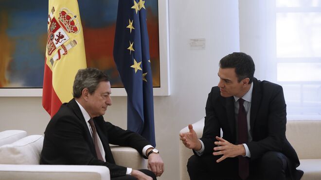 Visita fugaz de Draghi a España tras los primeros signos de desaceleración en Europa