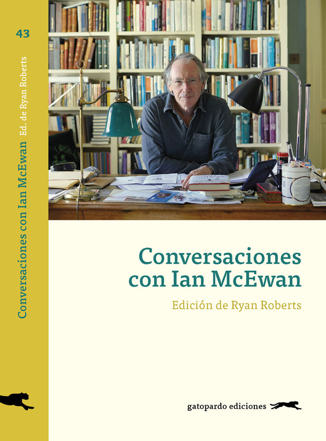 Un detalle de la cubierta de 'Conversaciones con Ian McEWan' (Gatopardo Ediciones)