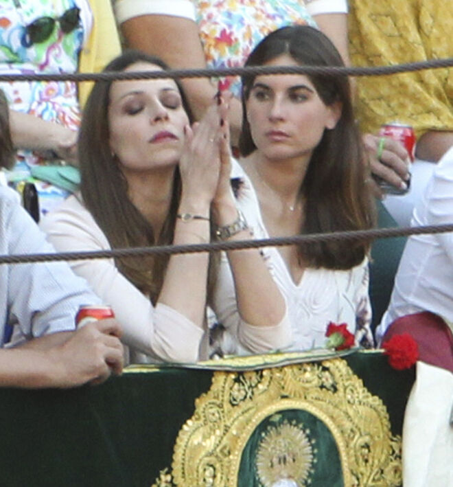 Eva González y Lourdes Montes en 2016
