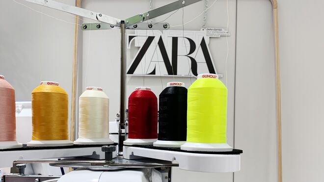 Maquina de customizar de Zara