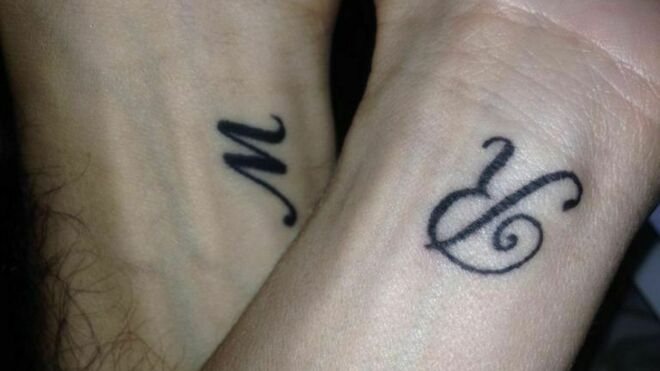 Tatuajes de María Patiño y Ricardo