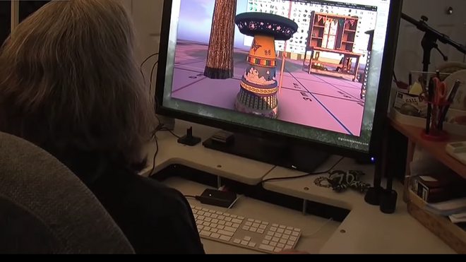 Usuario juega a Second Life