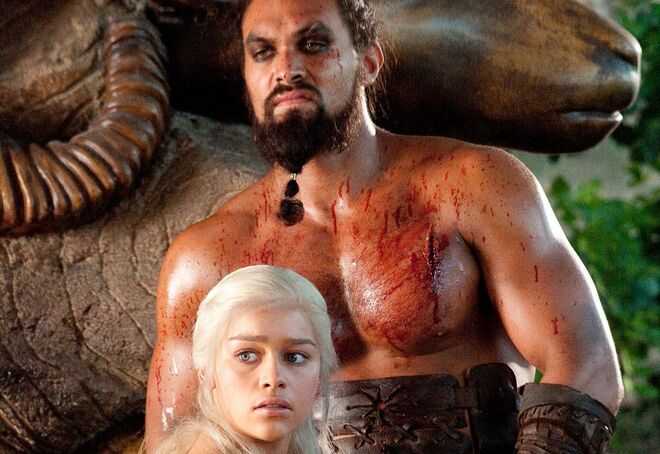 Khal Drogo y Daenerys
