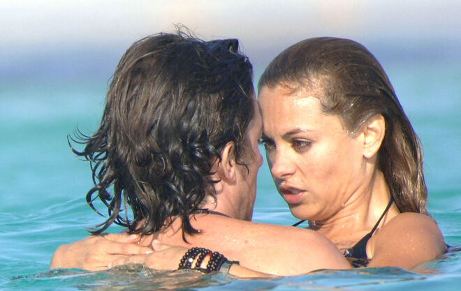 Nicolás Vallejo-Nágera 'Colate' con Paulina Rubio en 2005