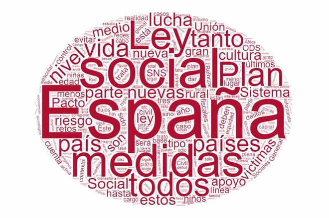 Las palabras más usadas en el programa electoral del PSOE